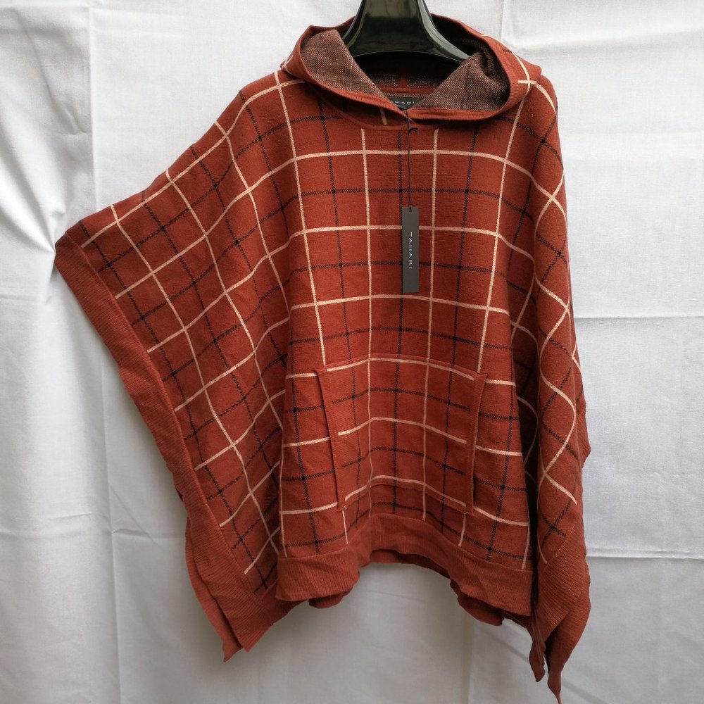 (NWT)TAHARI Hooded Cape / Coat